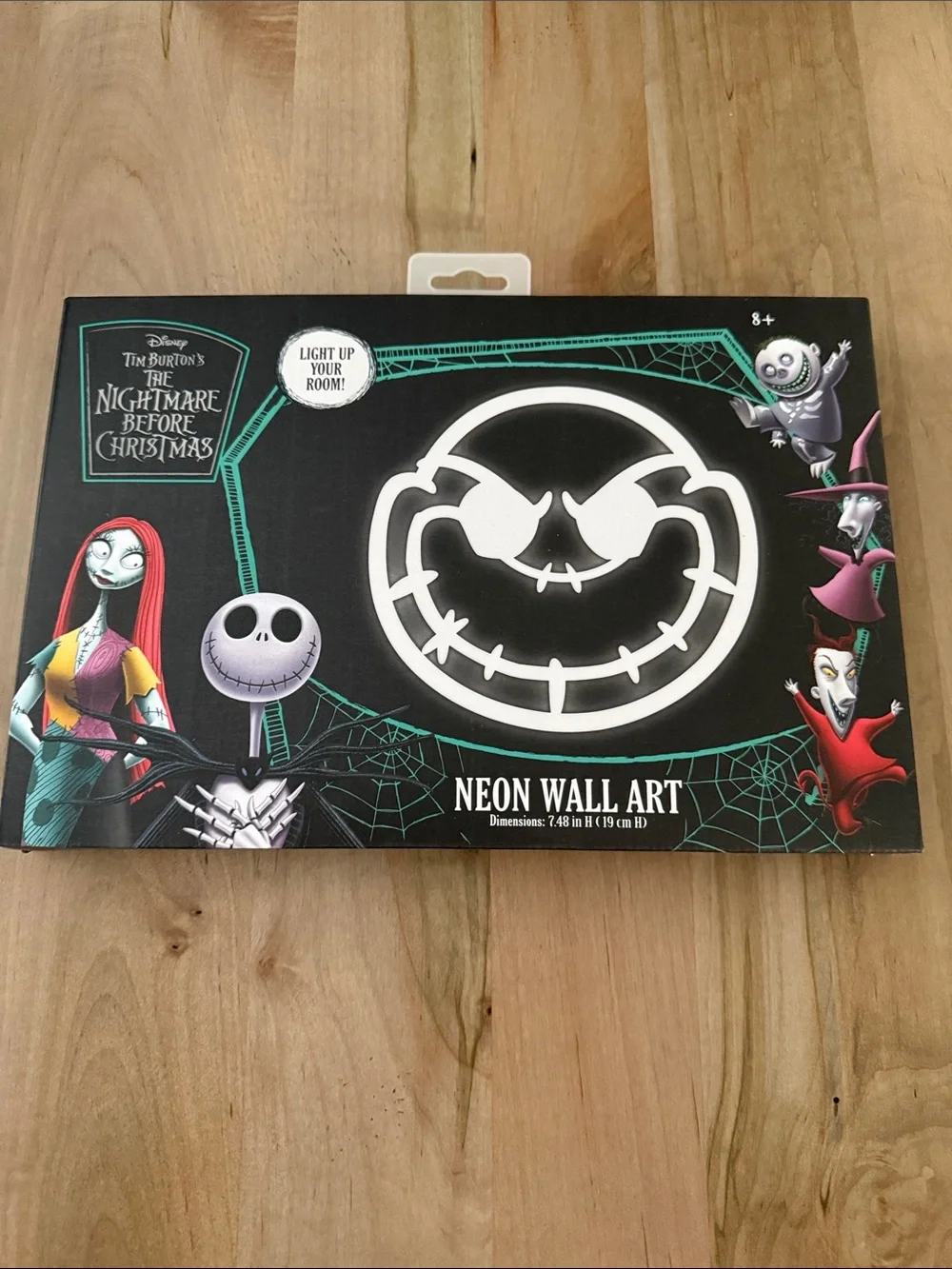 Disney Nightmare Before Christmas Jack Skellington Neon Sign White